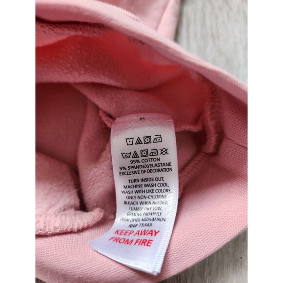 Haute Hippie Kids Pullover Sweater Pink Long Sleeve Crewneck Ruffle Sz 3T - Picture 5 of 9